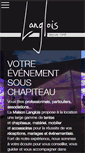 Mobile Screenshot of langlois-receptions.com