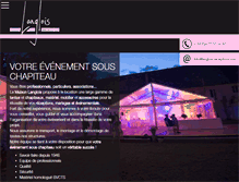 Tablet Screenshot of langlois-receptions.com
